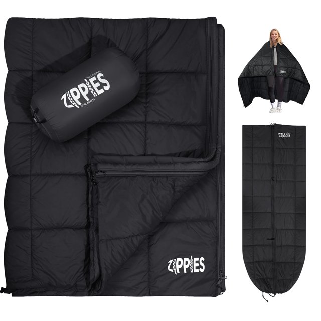 Manta de Camping ZIPPIES Esponjosa con Aislamiento Thinsulate 3M Queen