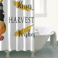 thumbnail image 4 of Rideaux de Douche Rustiques Citrouille Gnome Récolte d'Automne, Rideau de Spectacle Lavable avec Crochets en Polyester pour Halloween Noël Hôtel Dortoir, 4 of 5