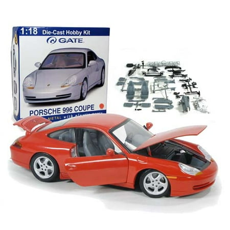 Red Porsche 996 Coupe 1:18 Scale Die Cast Model Kit