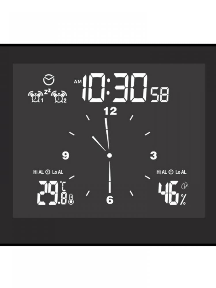 Sonbest Multifunctional Upper And Lower Limit Temperature And Humidity Meter Bathroom Clock