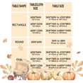 thumbnail image 6 of Thanksgiving Tablecloth, Fall Tablecloth with Thanksgiving Turkey Waterproof Fabric Thanksgiving Table Cloths for Thanksgiving Decor, Fall Thanksgiving Tablecloth for Rectangle Tables 60 X 120 Inch, 6 of 6