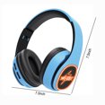 thumbnail image 3 of Matoen Wireless Bluetooth Headphones Over Ear Noise Cancelling Headphones Comfortable Stereo Clear Calls Blue, 3 of 7