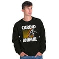 thumbnail image 5 of Cardio Workout Bigfoot Sasquatch Sweatshirt for Men or Women Brisco Brands S, 5 of 6