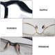 thumbnail image 2 of 16 Sheets of DIY Eyeglass Nose Pads Self-adhesive Nose Stickers Anti-skid Supple Nose Pads, 2 of 3