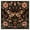 Silver Frame, variant on Embroidered Whimsy Canvas Folk Art Prints by Art Remedy, Gallery Wrapped, 12" x 12"