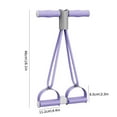 thumbnail image 4 of 1 Pcs Foot Pedal Resistance Band, Elastic Pull Yoga Tension Rope for Arm and Leg Workouts, 4 of 10