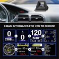 thumbnail image 5 of Coche Yuxing Sistema Dual HUD OBDII y GPS Pantalla TFT LCD Color Negro, 5 of 5