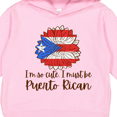 thumbnail image 3 of Inktastic I'm So Cute, I Must Be Puerto Rican Sunflower Toddler Hoodie, 3 of 4