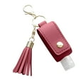 thumbnail image 2 of 30ml Hand Sanitizer Bottle with Keychain | Refillable PVC Travel Case | Beige, 2 of 2