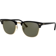 Ray-Ban Rb3016f Clubmaster Asian Fit Square Sunglasses