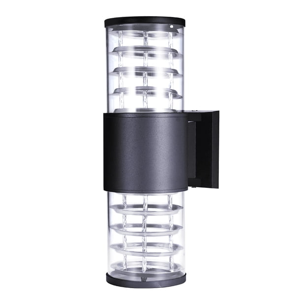 Pantalla De Plástico De Aluminio Impermeable Lámparas De Pared Led Lámpara De Pared Ip65 Enchufe Exterior E27 sonducket HA025950-02