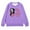 Purple, variant on oqasdz Halloween Girls Winter Hoodies Sweatshirts for Outdoor Active Cozy Round Neck Print Sweat Shirts Size 4 Y-5 Y