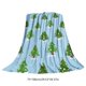 thumbnail image 3 of Decoraciones navideñas, manta de franela navideña con diseño de árbol de Navidad, escena de bosque nevado, manta estampada gruesa, felpa de doble cara, manta para la siesta, chal, manta de regalo navi, 3 of 6