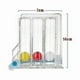 thumbnail image 3 of Deep Breathing Lung Exerciser Tri-ball Meter Spirometer Trainer Safe Breath, 3 of 4