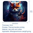 thumbnail image 5 of Starry Animals Gaming Mouse Pad, Mouse Mat, Mouse Pad - Square, 8.3x9.8 Inch, Printed, Non-Slip Rubber Bottom - Suitable for Office and Gaming, 5 of 6