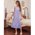 thumbnail image 2 of Ekouaer Long Sleeveless Nightgowns for Women Ladies Night Gown Embroidery Sleepdress Tank Nightdress Victorian Sleepshirt, 2 of 6