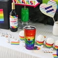 thumbnail image 3 of Pride Tumbler - Pride Gifts for LGBTQ 20 Oz Gay Pride Cups with Straw and Lid Stainless Steel Double Wall Vacuum Insulated Travel Rainbow Tumbler, Perfect LGBT Gifts for Lesbian/Gay/Bisexual, 3 of 5