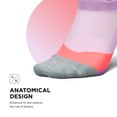 thumbnail image 7 of Feetures Elite Light Cushion No Show Tab Ankle Socks - Sport Sock with Targeted Compression - Orchid Sunset, S (1 Pair), 7 of 7