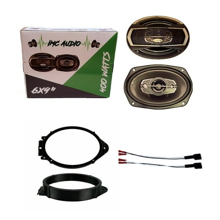 2014 2015 2016 2017 2018 2019 GMC Sierra 1500 Speaker Package to Replace Front 6x9 Speakers