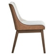 thumbnail image 3 of Wingback Side Chairs (Set of 2) | Stable for Dining or Working | Wood Legs and Boucle-Velvet | Solves the Need for Sturdy Seats, 3 of 5