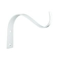 thumbnail image 2 of VOTRUDI Heavy Duty Iron Wall Hooks for Hanging Plants Lanterns Wind Chimes Bird Feeders Outdoor Metal Hook for Patio Garden Fence White 4.5 Inch 2 Pack, 2 of 6