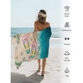 thumbnail image 5 of Beach Towels Quick Dry Absorbent Towels Summer Beach Colorful Slippers Sand Free Beach Towel for Pool Swimming Travel Vacation Ocean Shell Flip Flops Swim Towels, 5 of 7