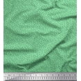 thumbnail image 1 of Soimoi Green polyester Crepe Fabric Dot Abstract Printed Craft Fabric by the Yard 52 Inch Wide, 1 of 3