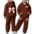 thumbnail image 2 of Boys Sweatsuit Winter Outfit Lined Hoodie and Joggers Comfy Casual Two Piece Play With Print, 2 of 7