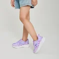 thumbnail image 3 of EUXTERPA Girls Sneakers Kids Lightweight Running Shoes Children Casual Lace-up Walking Sports Tennis Shoes, Purple, Size 13, 3 of 8
