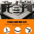 thumbnail image 3 of OULII 2Set Black Cast Iron Stove Racks for Stove with Energy Efficiency for Cooking, 3 of 8