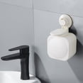 thumbnail image 4 of Bathroom Manual Soap Dispenser Suction Cup To Soap Dispenser Wall Mounted No-Punch Plastic Soap Dispenser, 4 of 5