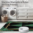 thumbnail image 5 of ODIKA 4'x6' Machine Washable Non-Slip Area Rug, Yuletide Conifer Latch Hook Kit Canvas Yarn Crochet Decoration High Traffic Rug, Black, 651012, 5 of 5