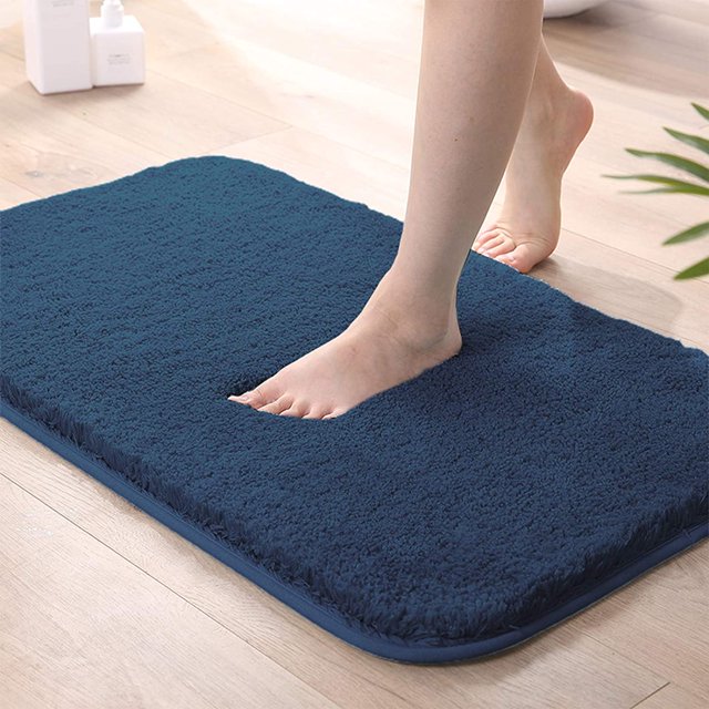 Bath Mats Non Slip Bathroom Mats Shower Mat Absorbent Bathroom Rug Small Rug Door Mat Inside Kitchen Rugs Carpet Mat for Bathroom Bedroom Kitchen Entrance