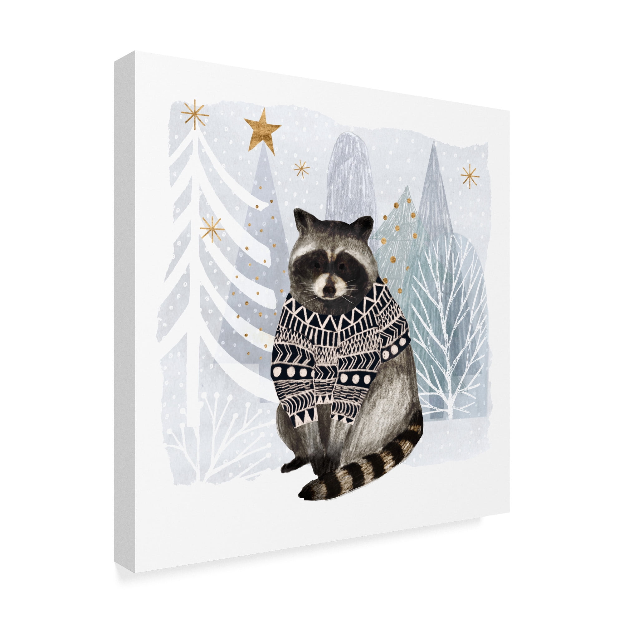 Trademark Fine Art 'Cozy Woodland Animal IV' Canvas Art by Victoria Borges
