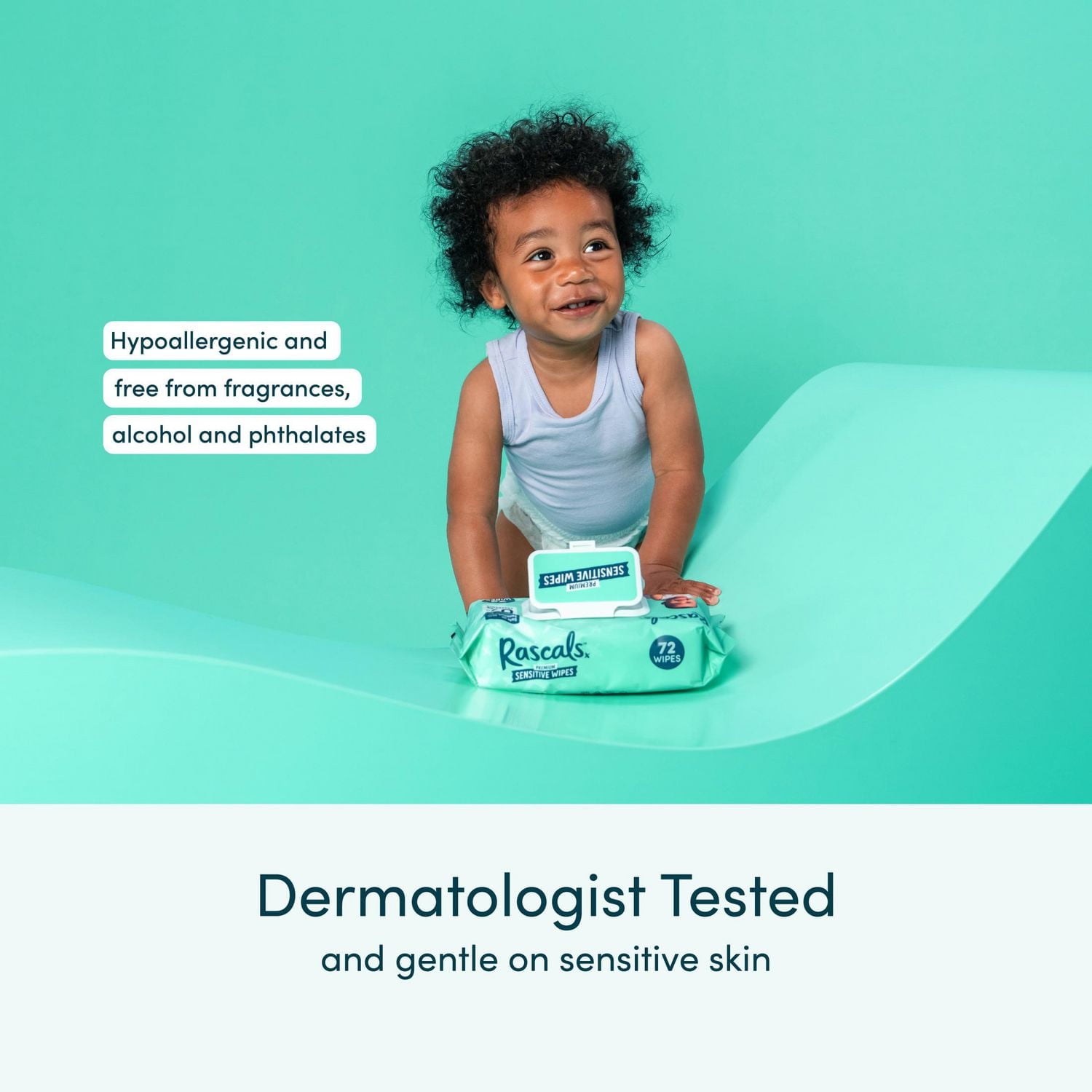 Lingettes Sensibles pour Bébés, Sans Parfum, emballage individuel Paquet de 9 Jumbo (648 lingettes) Multi-paquet (216 lingettes) Paquet simple (72 lingettes)