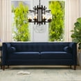 thumbnail image 4 of Jack Tufted Tuxedo Sofa Double Cushion, Dark Navy Blue, 4 of 16