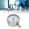 thumbnail image 4 of Manómetro De Aceite De Vibración De Acero Inoxidable A Presión, Conexión Inferior NPT De 1/4 Pulgadas Para Sectores Industriales Químicos, 4 of 7