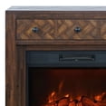 thumbnail image 5 of Jofran Hearthside Modern Rustic 32" Electric LED Fireplace 5000 BTU Console TV Stand, 5 of 6