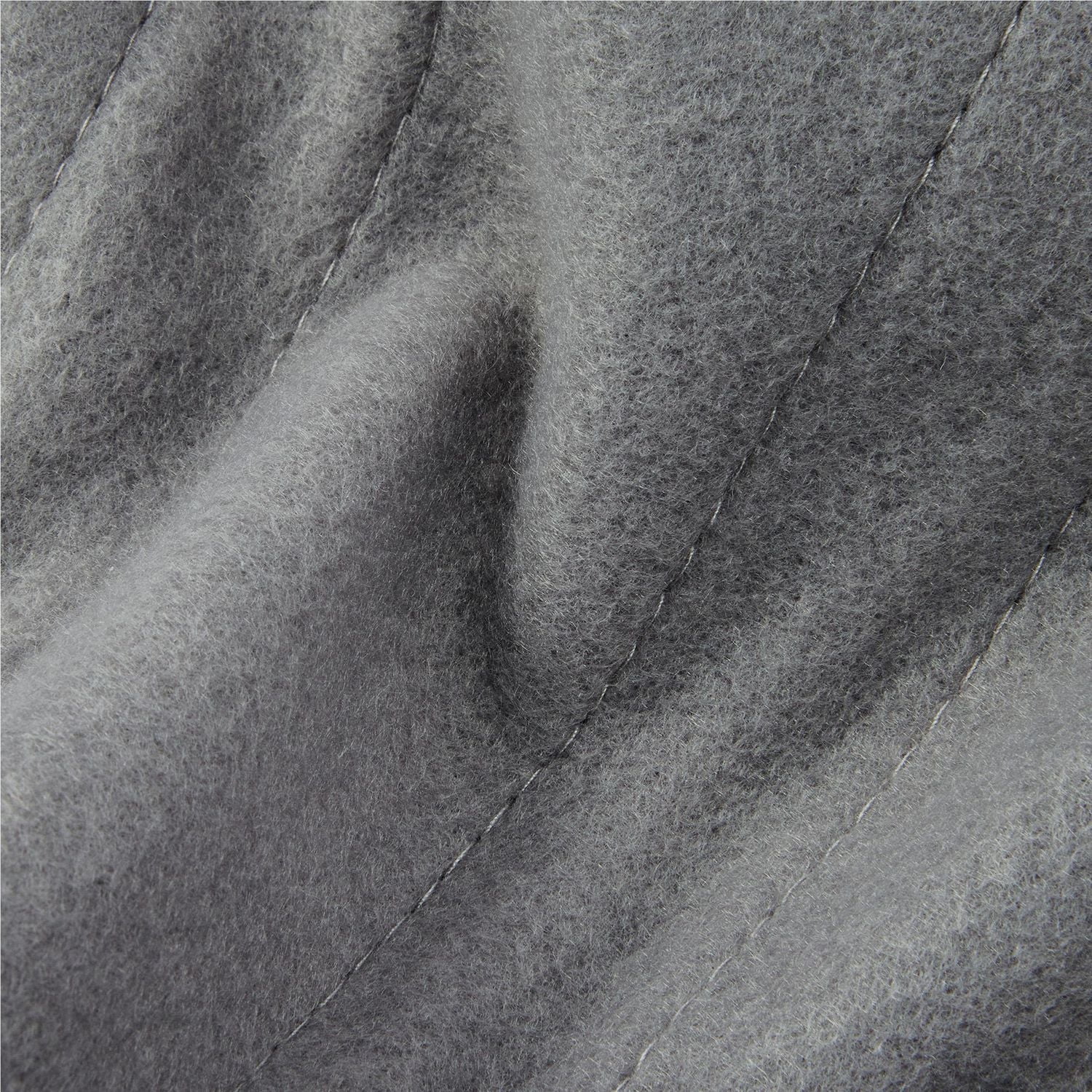 Sunbeam Throw Grey Fleece, 4 Heat Settings, 4-Hour Auto Shut-Off, Electric Heated Blanket, 50” x 60”