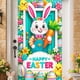 thumbnail image 1 of Hogar y jardín, flores artificiales, 35 x 72 pulgadas, cubierta de puerta para el día de Pascua, cortina de puerta para el día de Pascua, decoración de puerta y pared para el día de Pascua, decoració, 1 of 9