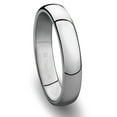 thumbnail image 1 of Wedding Band in Titanium 4MM Ring Classic Style and Polished Finish, 1 of 6