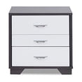 thumbnail image 2 of Contemporary 3-Drawer Nightstand, Rectangular, 20" L x 16" W x 19" H, 2 of 7