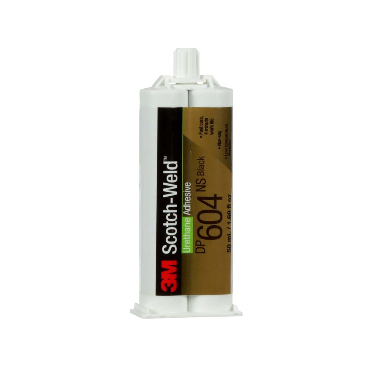 3M ScotchWeld Urethane Adhesive DP604NS Black, 50 mL, 12 per case