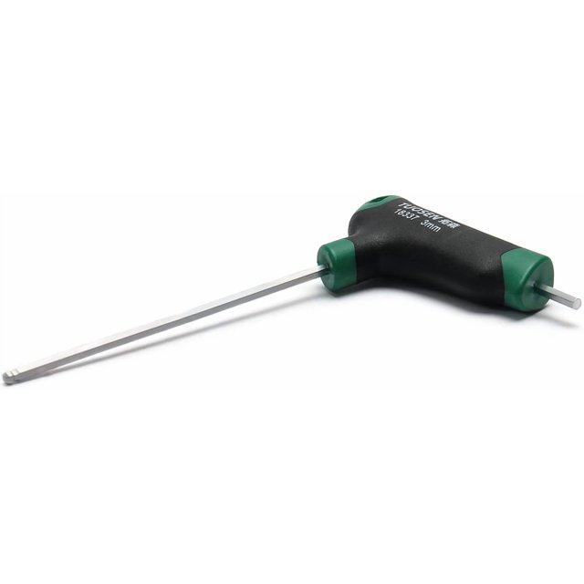 Huggegwe Clé Hexagonale à Embout Boule Métrique 3mm, Chromée CJB91-24129