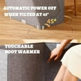 thumbnail image 6 of Smart Home Portable Warmer for Desk Under Desk Leg Foot Knee Heater Foldable Leg Warmer with Soft Blanket Personal Space Heater Overheat Timing, 6 of 8