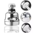 thumbnail image 1 of 3 Functions Spray Head 360 °Swivel Faucet Spayer Head G1/2 Water-saving Sink Aerator For Kitchen Faucet Replacement Spray Head ,Easy to Install, 1 of 5