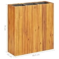 thumbnail image 2 of vidaXL Solid Acacia Wood Garden Planter Boxes with Raised Flower Bed, 2 of 7