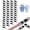 50pcs, variant on 50/100-Pack Quick-Clip Fasteners, Double Wire Plug-in Connector with Locking Buckle, Multi Purpose Snap on Blocks, Quick Clip Fasteners Wire Connector, No-Tool Plastic Connectors (50pcs)