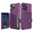 thumbnail image 1 of Iphone 16 Series Magnetic Card Slot Leather Wallet Case,iPhone 14 Pro Max, 1 of 5