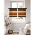 thumbnail image 2 of Vintage Sheer Curtains for Living Room Bedroom Vintage Wooden Farmhouse Striped Sheer Curtains 45 Inch Long 2 Panels Set Light Filtering Curtain Window Treatments Drapes for Dining Room, 2 of 6